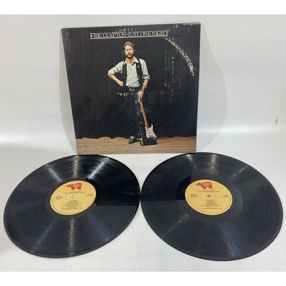 Eric Clapton Just One Night Album Vinyl Gatefold Double LP 1982 RS-2-4 Record - Picture 1 of 12